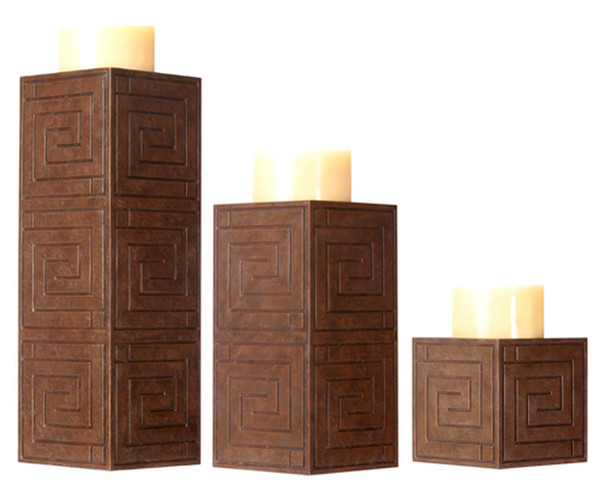 Frank Lloyd Wright Whirling Candle holder Set of Three Statues